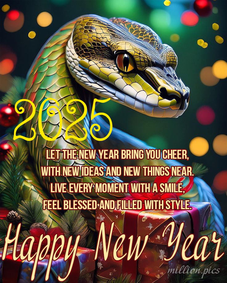 Happy New Year 2025 wishes picture