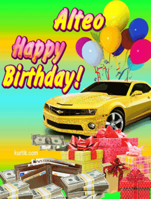 Alteo Happy Birthday animated gif