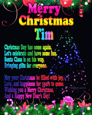 Tim Merry Christmas gif